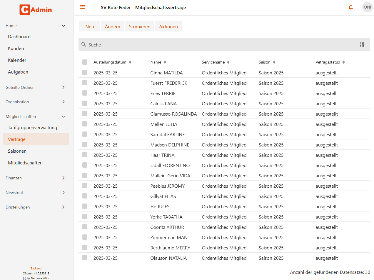 Liegenschaftsverwaltung - CAdmin - CRM & DMS Lösung