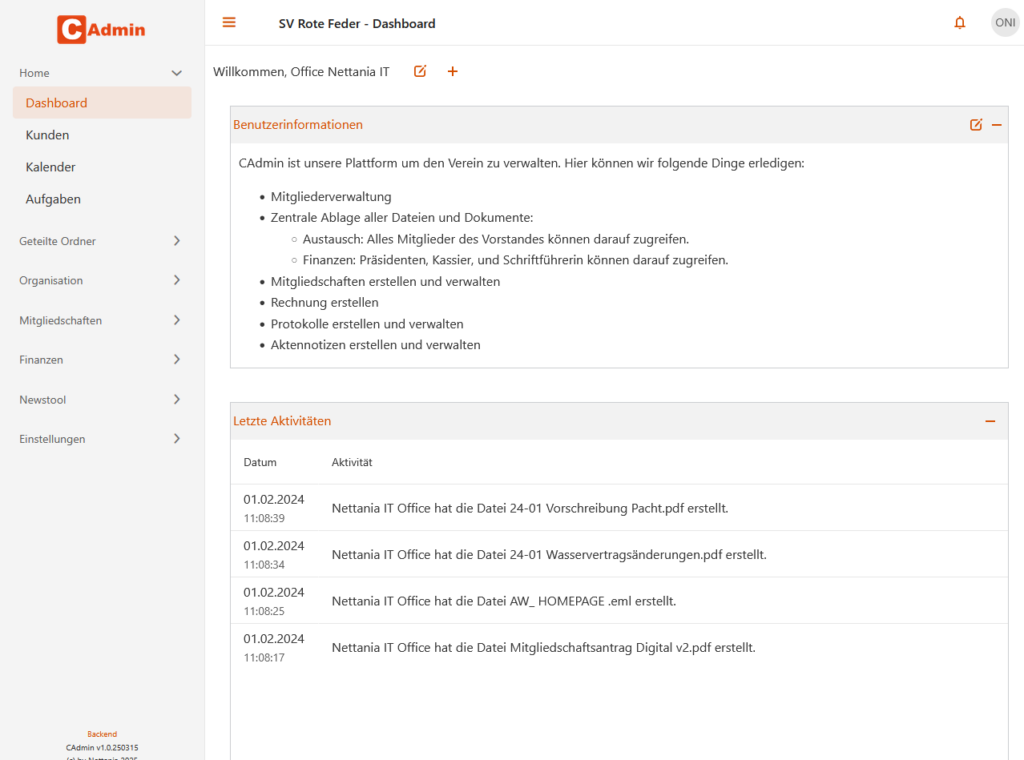 cadminDashboard